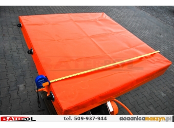 Plandeka rozsiewacz Motyl 600L do zbiornika z nierdzewki i malowanego